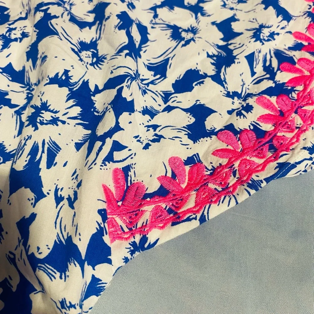 Floral Blue and Pink Dress - Picture 14 of 16